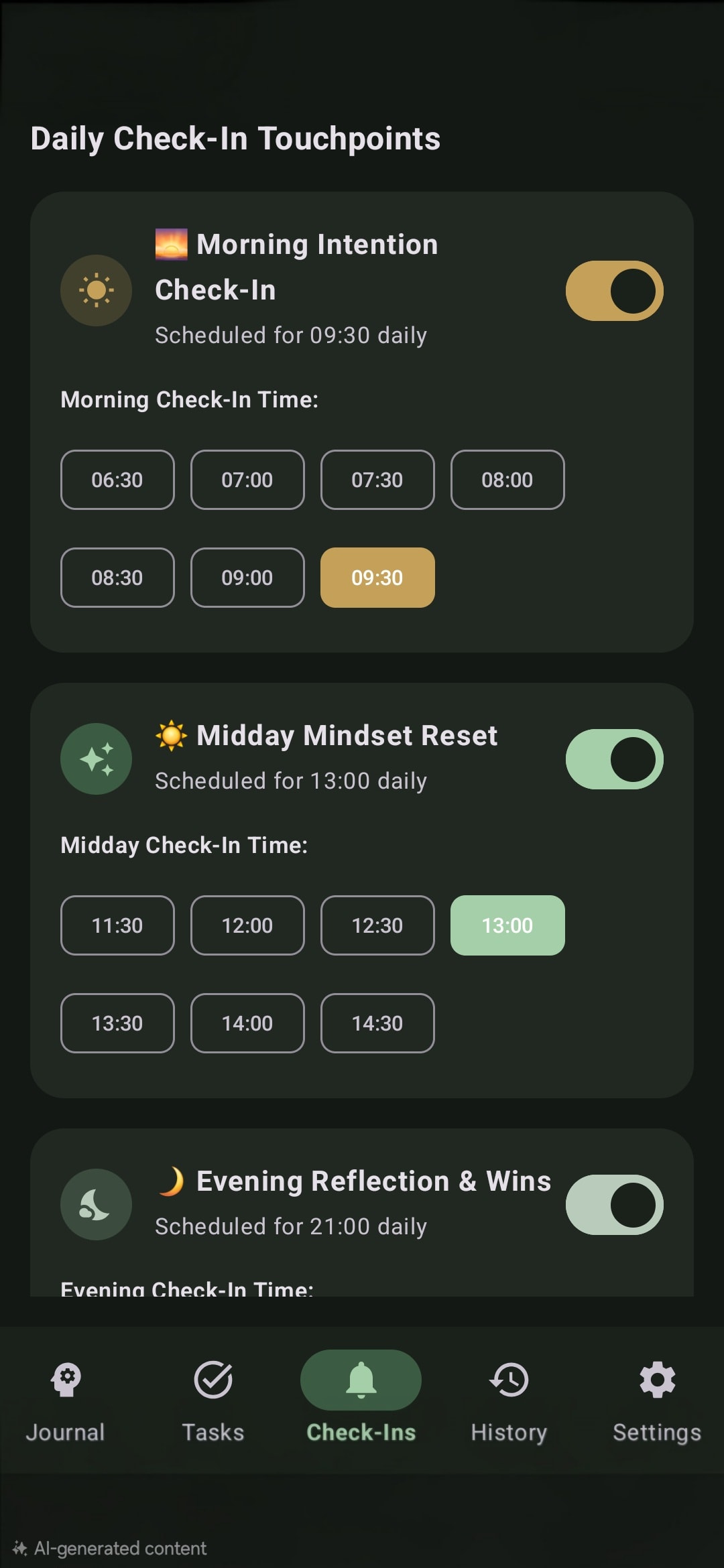 App feature screenshot